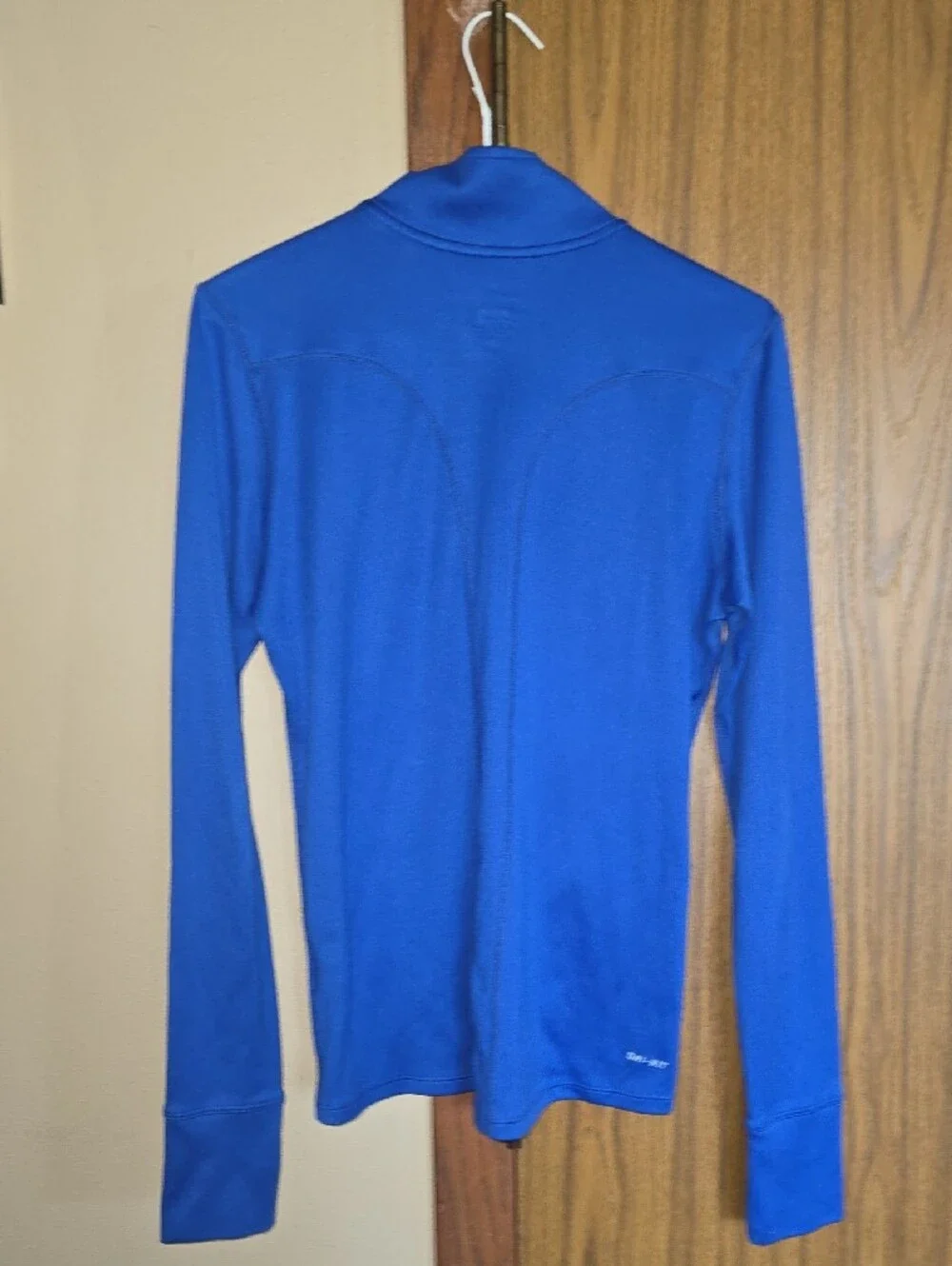 Nike Women's Bright Blue Dri-FIT Quarter-Zip Utility Jacket